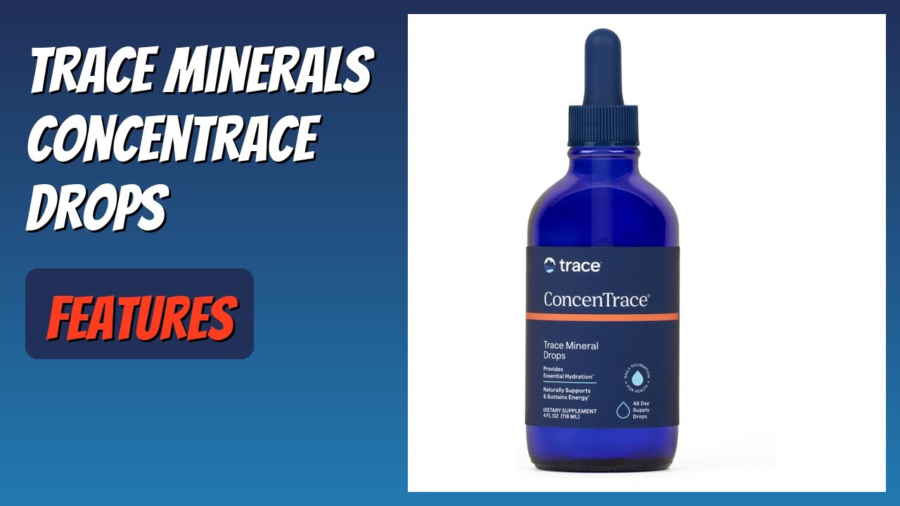 REVIEW (2026): Trace Minerals ConcenTrace Drops. Features