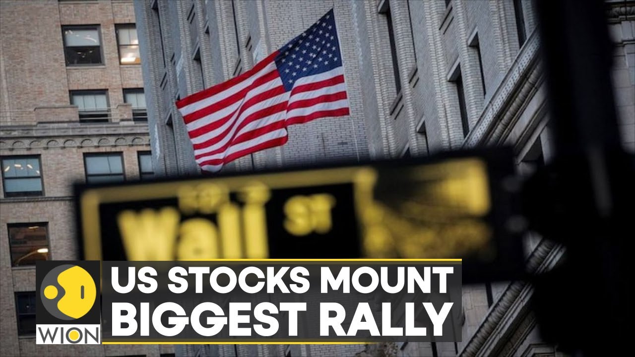 US stocks mount biggest rally since 2020; Wall Street surges on cooling ...
