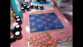 Gelli Arts printing plate fun