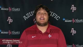 Azusa Pacific Football 2018: Week 9 Projected Starters