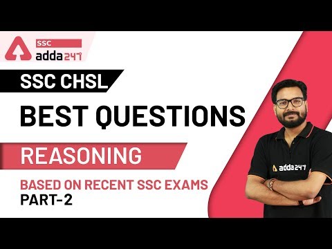 Best Questions for CHSL Exam (Part 2) | Reasoning For SSC CHSL Special Class