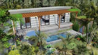 3D Animation/walkthrough  of a beach resort