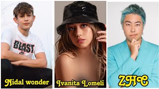 Nidal Wonder Vs Ivanita Lomeli Vs ZHC |Lifestyle comparison 2024|