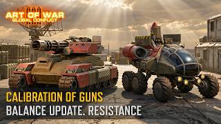 Balance Update: "Calibration of Guns". Resistance (Art of War 3 RTS) screenshot 3