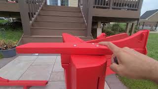 Assembly/review of Keter Adirondack chairs bought from Sears
