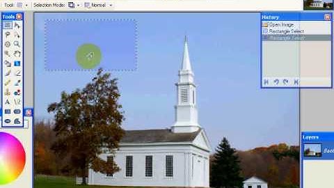 PAINT.NET TUTORIAL on Selection Tools One in Paint.net