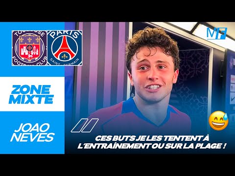 Une lucarne, deux retournées… João Neves commente le premier triplé sa carrière face au TFC