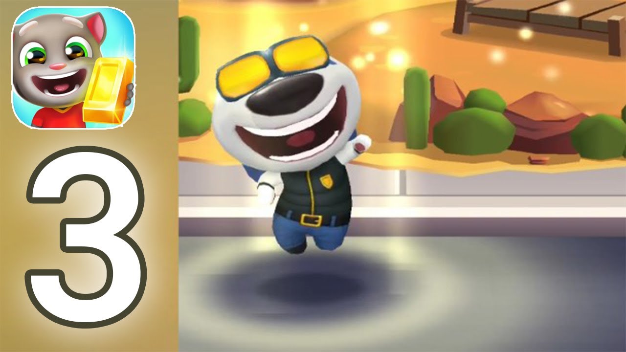 Talking Tom Gold Run Gameplay Walkthrough Part 3 Hank's Highway