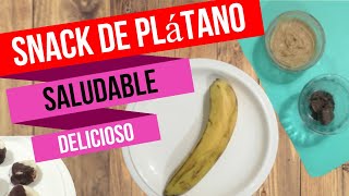 🍌 POSTRE DE PLATANO rápido  😋 |  ¡No dejarás de comerlos