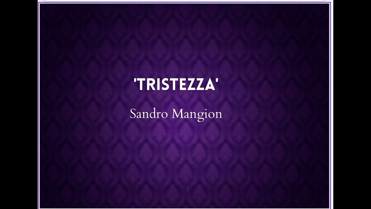 Marcia Funebre 'Tristezza' - Sandro Mangion