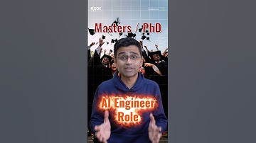 Is Masters/PhD degree required for an AI Engineer role?