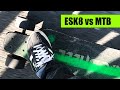 ESK8 vs MTB | Electric Skateboard vs Mountain Bike