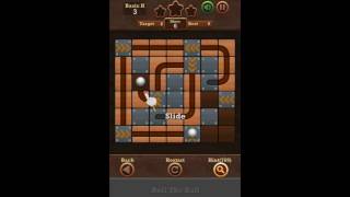 Roll The Ball Slide Puzzle 2 - Moves Basic H Level 3 Walkthrough