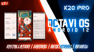 Install OctaviOS v3.1 Android 12 K20 Pro | Gaming & Benchmark Review | Mi 9T Pro