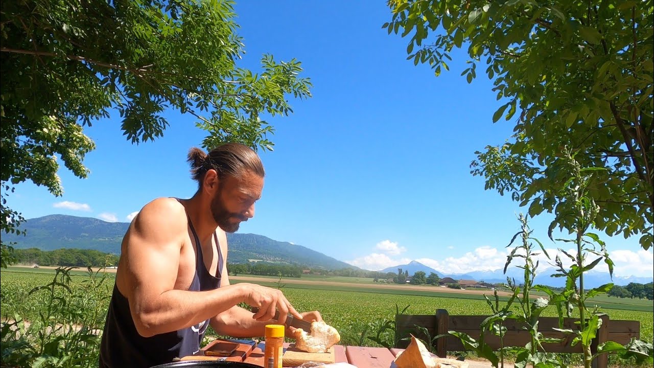 Cooking outdoors in Switzerland 