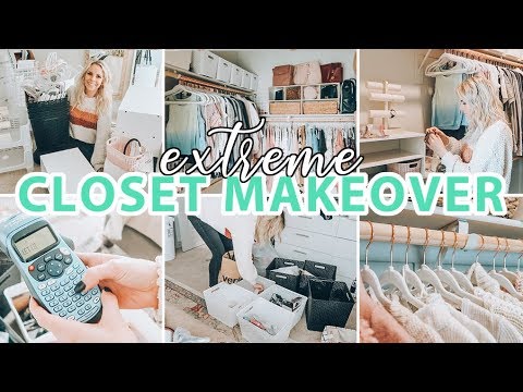 EXTREME ORGANIZATION MOTIVATION 2020!!! / CLOSET CLEANSE / Caitlyn Neier