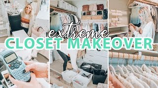 EXTREME ORGANIZATION MOTIVATION 2020!!! / CLOSET CLEANSE / Caitlyn Neier