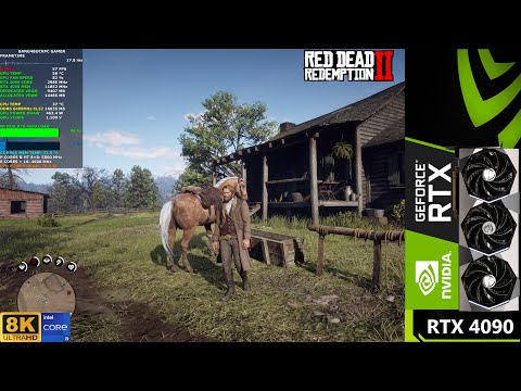 Red Dead Redemption 2 High Settings DLSS 8K | RTX 4090 | i9 13900K 5.8GHz