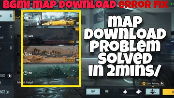 Battleground Mobile India Maps Not Downloadingan% ErrorBGMI Map Download Error 0.1Mb ErrorFix