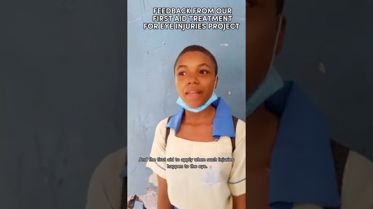 First Aid Treatment for Eye Injuries School Tour (Lagos state)