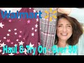 Walmart Haul & try On   Over 50!  Plus Styling tips for Blanket Scarves