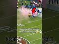 When the wrong fan runs onto the football field 🏈