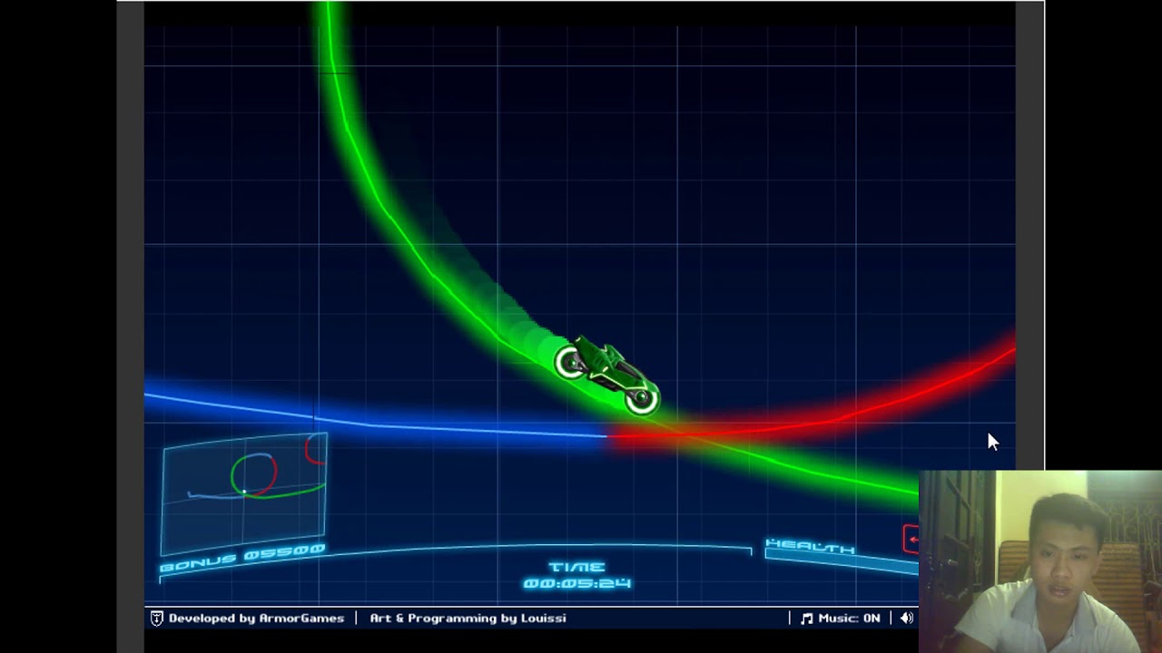 Neon Rider Funny game y8 play game YouTube