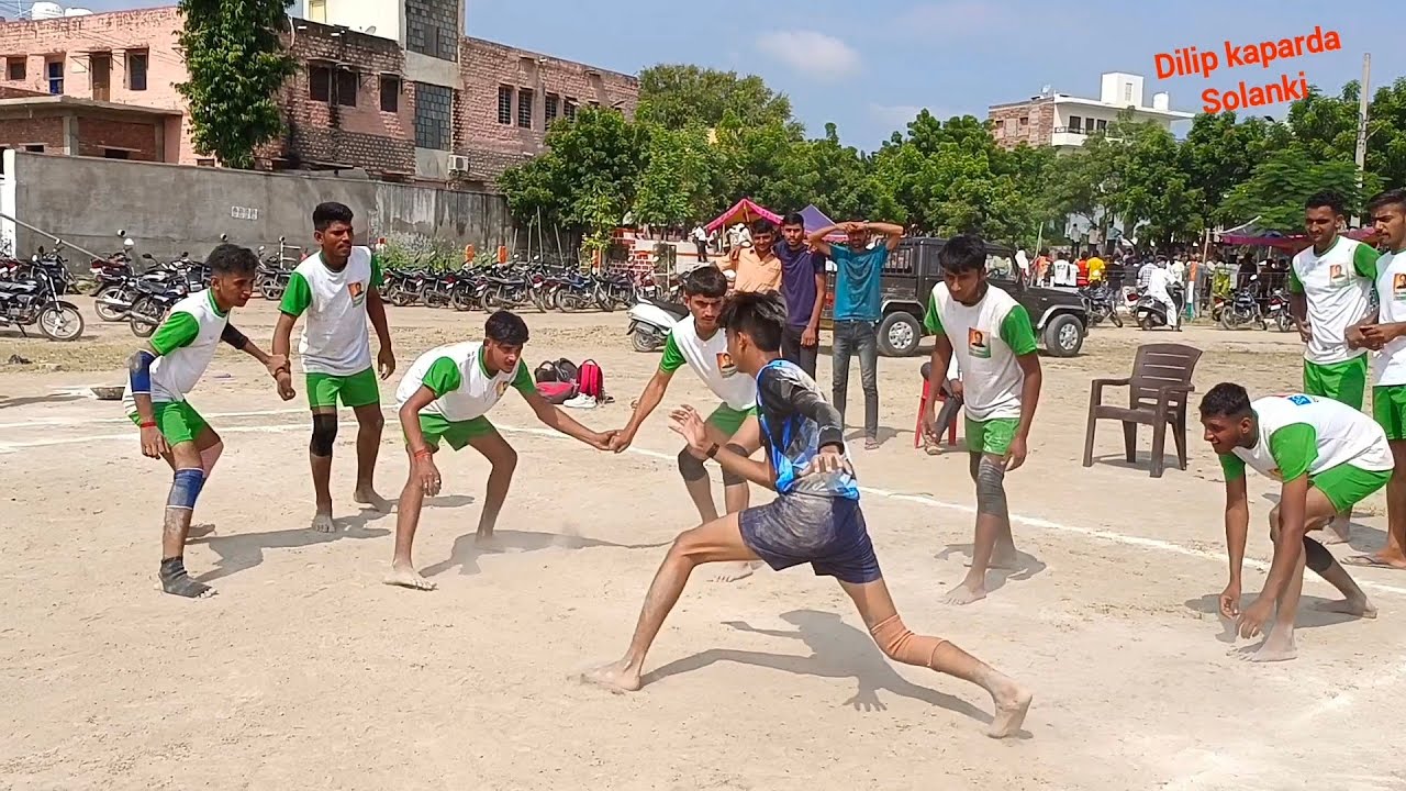 gramin Olympic in Rajasthan Kabaddi match jodhpur India Dilip kaparda