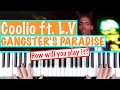 How To Play GANGSTER S PARADISE Coolio Ft L V Easy Piano Tutorial