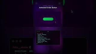 Build an Interactive "Order Now" Button with CSS &amp; JS 🚚  #coding  #cssanimation  #webanimation