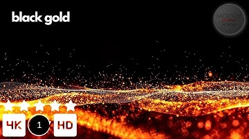 🔥 Golden Particle Wave 4K Animation | Luxury Background Loop for Events, Meditation & Screensavers ✨
