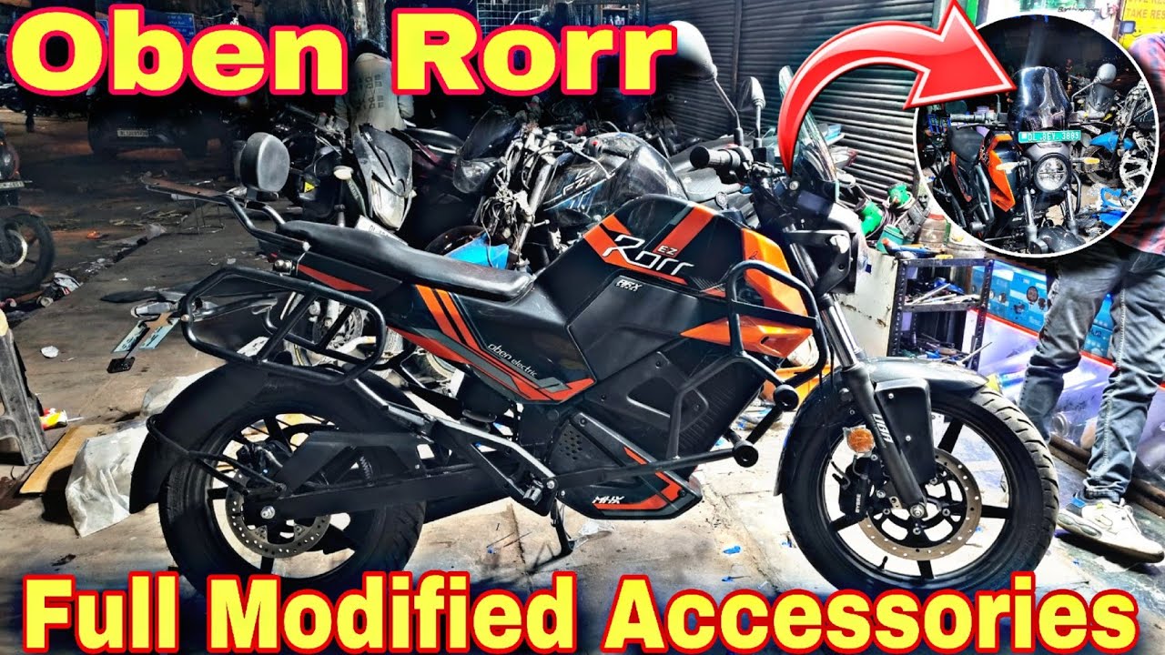 Oben Rorr EZ 😎 Full Modified Accessories 😎 Crash Guard, Visor, Top Rack ...