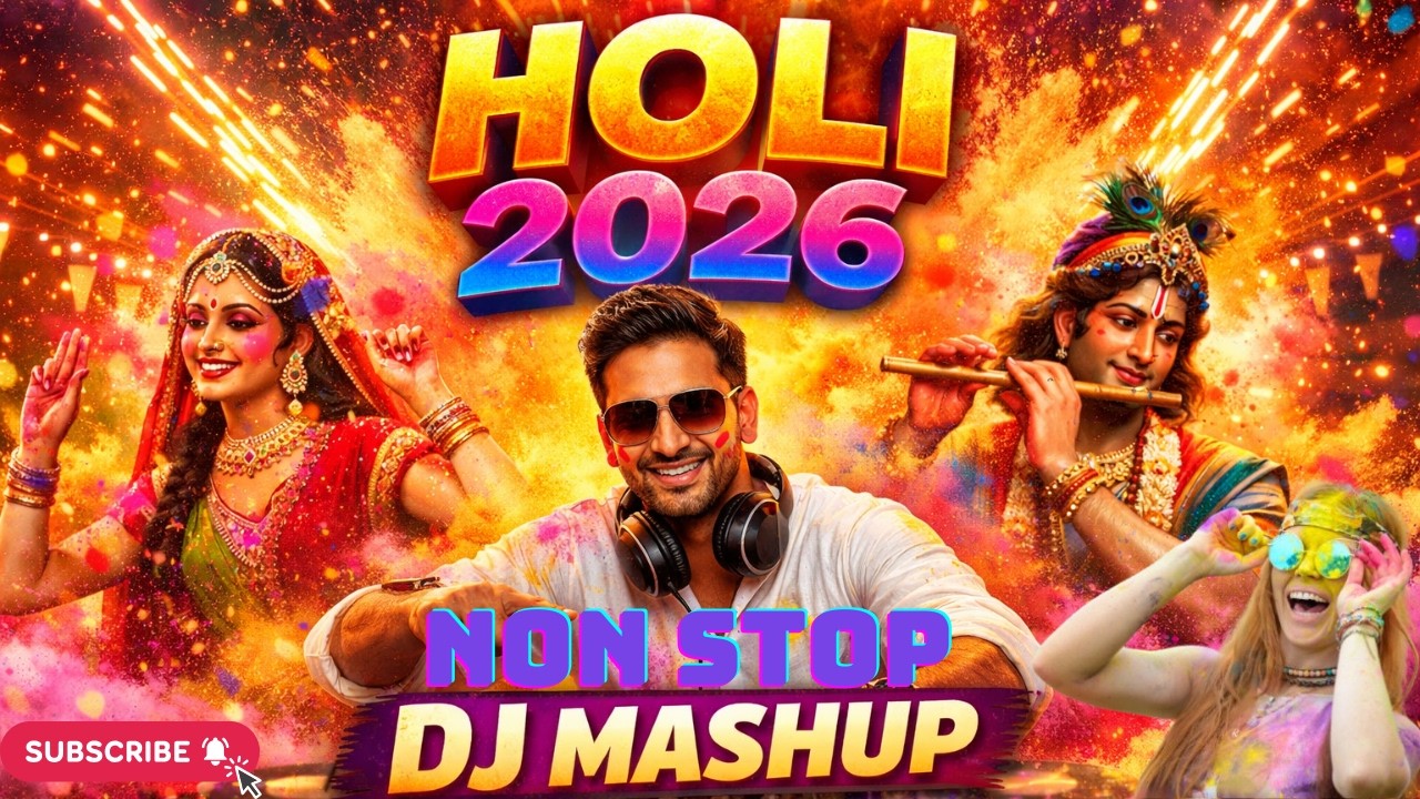 राधा कृष्ण होली स्पेशल |  Holi 2026 DJ Mashup | Non Stop Holi Song DJ | Radha Krishna Holi Special