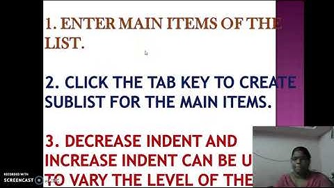 V  Std - Computer - Day 6 -  Organising Information Using List and Tables