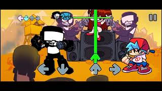 Jugando por primera vez Story mode de tecman en fnf créditos a Frida en funky 