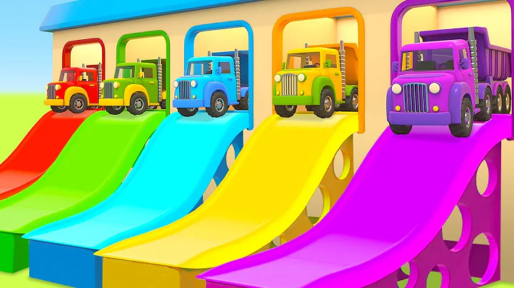 Full episodes of Helper cars cartoons for kids LIVE. Learn colors. Cars & trucks + street vehicles