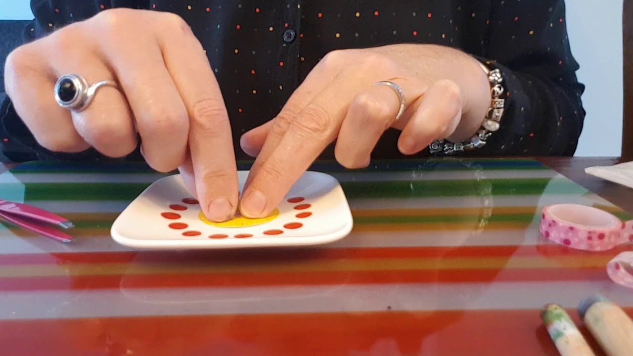 2. Stippen op porselein hoe doe je dat?