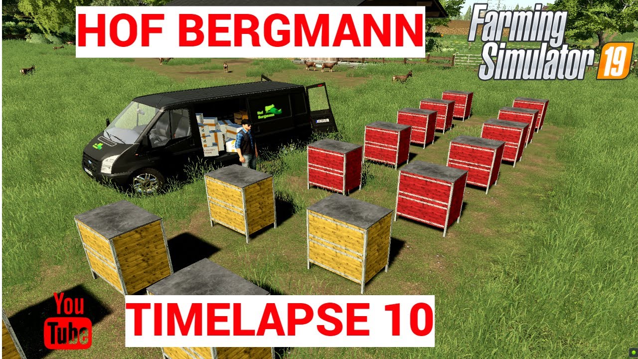 Making Butter, Cheese, Bread & Buying Beehives, Honeycomb and Bees │Hof Bergmann│FS 19│Timelapse#10
