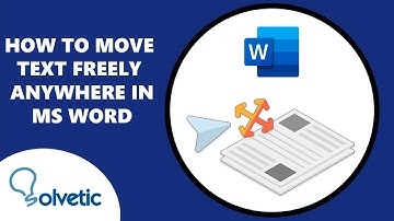How to Move Text Freely Anywhere in MS Word - EASY and FAST GUIDE