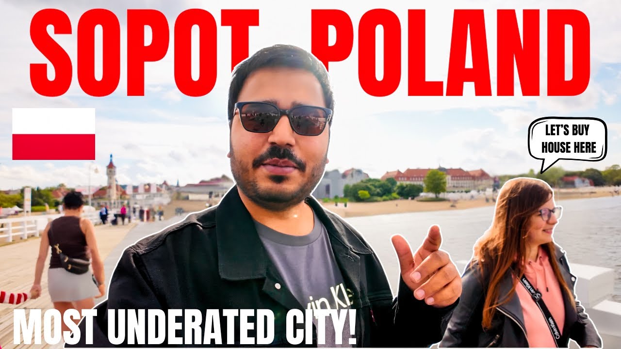 A Day in Sopot Poland 🇵🇱 | Indians in Poland| Poland’s Most Famous Beach Town at Baltic Sea