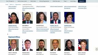 Finding #GSA Contacts (POC) - From Administrator to Section Chief