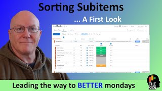Sort Subitems - A Monday Man Minute