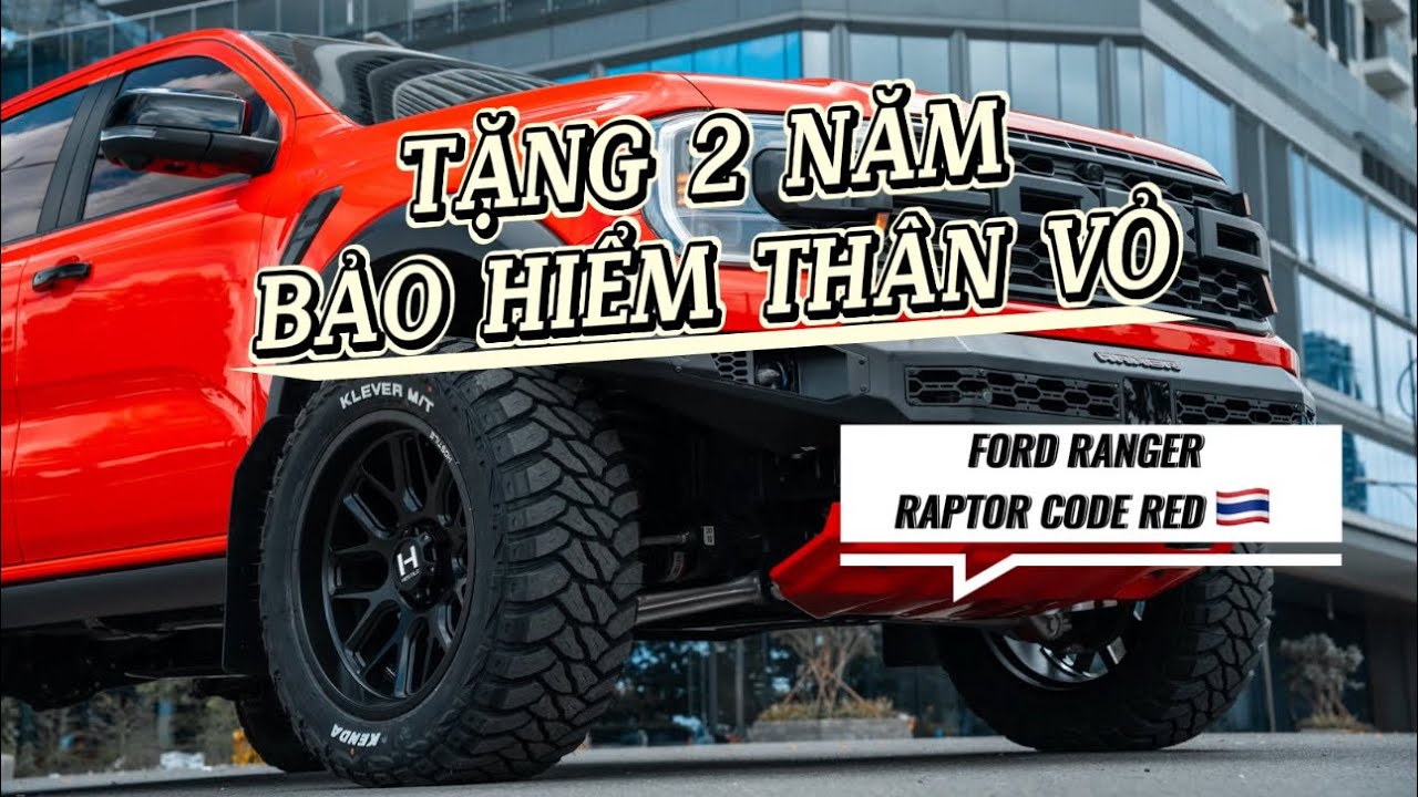 Ford Ranger Code F253 REVIEW FORD RANGER RAPTOR CODE RED 2025 | GIÁ BÁN 1.306 TRIỆU | TẶNG 2 ...