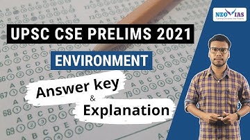 Answer Key - UPSC CSE Prelims 2021 | Environment | Ekam IAS