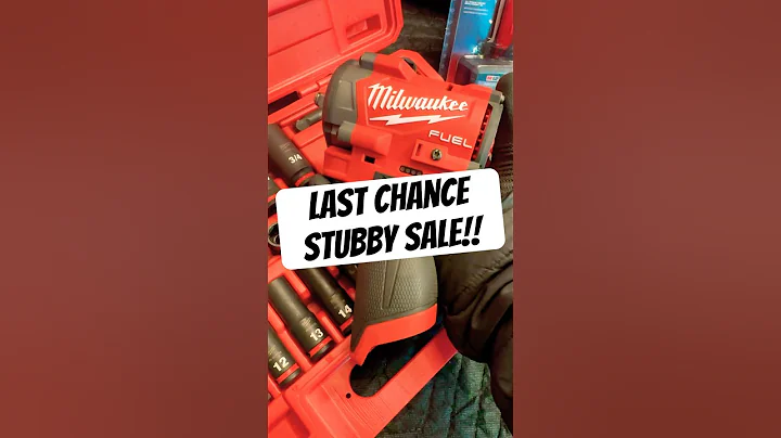 SALE ENDING Milwaukee M12 Stubby with 3/8 Impact Socket Set