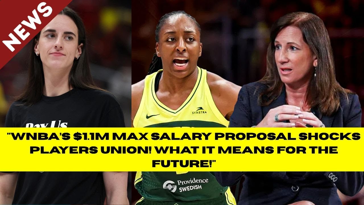 WNBA’s $1.1M Max Salary Proposal SHOCKS Players Union! What It Means for the Future!