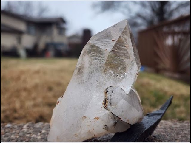 Zip Lining and finding crystals, My last day in Arkansas at Ron
