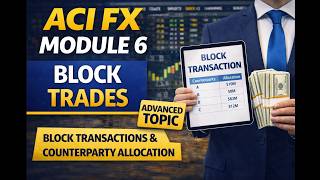 Famous ACI FX Global Code Exam Preparation | Module 6 – Block Trades & Allocation in FX Profile