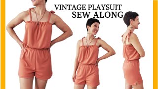 Step-By-Step Guide Making A Retro Playsuit In 90 Minutes