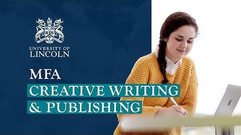 MFA Creative Writing & Publishing | Trailer | University of Lincoln